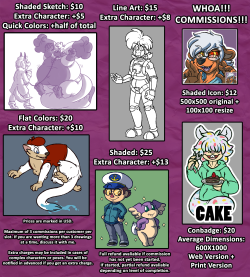 fiztheancient:  fiztheancient:  fiztheancient:  Commissions Are OPEN!! You can find other examples here. Refer to the image for general prices. Contact me to get a slot or get a quote! NSFW stuff is fine! If you want a private commission (would not be