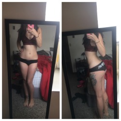 wildpandora:  Working out is paying off!!! Now if I could go every day that would be nice…!
