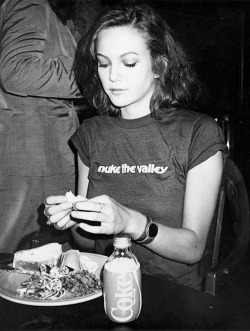 mabellonghetti:  Diane Lane photographed by Andy Warhol, 1984. 