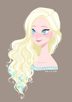 the most beautiful picture I&rsquo;ve ever seen of Elsa, she is so cute