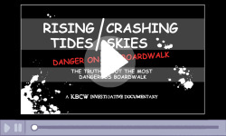 I’ve been up for 36 hours straight, but it’s finally finished!  My investigative documentary investigating the truth about the enemies and heroes of Beach City is online!  It’s called: RISING TIDES/CRASHING SKIES: DANGER ON THE BOARDWALK: THE