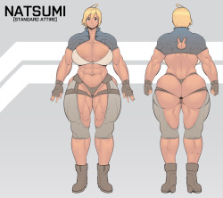mr-ndc:Made this a couple weeks back. Natsumi’s standard getup. Yeah, she goes out like this.I’m shit at turnarounds, so not everything is even. =\
