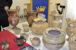 archaeology:  Italian police seize huge haul of illicit antiquities - The Art Newspaper  Police in southern Italy have seized a large haul of well-preserved artefacts that were illegally excavated between the two southern towns of Benevento and Foggia,