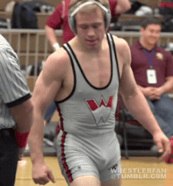 wrestleman199:  wrestlerfan:  Proud wrestler 😜🍆💦💦 Please reblog when you want more of him. More @ http://wrestlerfan.tumblr.com   popping out for the whole world to see, and does’t mind that he’s showing if off