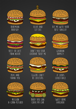 Featuring Some Of My Favourite Pun-Related Burgers From “Bob’s Burgers”.