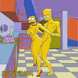 bustilda: The full little story about Bart and Marge Simpson celebrating his 18th birthday. Please like and reblog if you wana see next part.  &lt; |D”‘‘‘‘‘‘