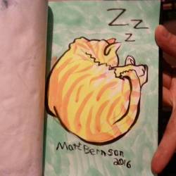 Cat nap. Meow. #cat #naptime #sleepy #inktober #art #drawing #ink #artistsoninstagram #artistsontumblr #pentelbrushpen #meow