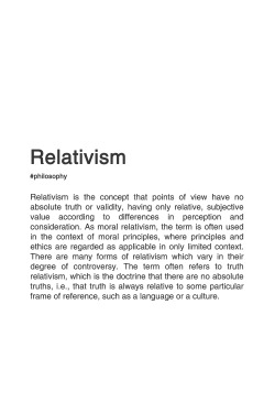 fyp-philosophy:  Relativism [src] 