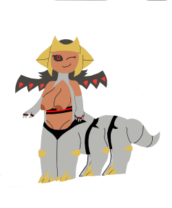 Undergroundartwork:  Here We Have The Lovely Gina The Giratina For 0Lightsourced.