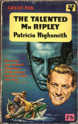The Talented Mr. Ripley, by Patricia Highsmith (Pan, 1957) From a charity shop in Nottingham.