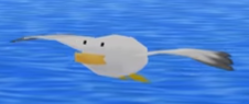 lowpolyanimals:    Seagull from Paper Mario 64  