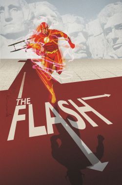 dcuniversepresents:  Movie-Themed Variant Covers From DC Comics’ March Theme Month : FLASH #40 inspired by NORTH BY NORTHWEST, with cover art by Bill Sienkiewicz JUSTICE LEAGUE UNITED #10 inspired by MARS ATTACKS, with cover art by Marco D’Alphonso