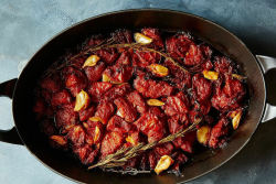 food52:  Time is on your side.Slow Roasted Tomatoes and Farro for Winter via Food52