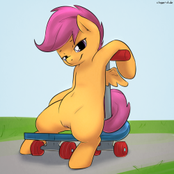 fluttershy-clop-blog:  Scootaloo (Foalcon) (Requested) 