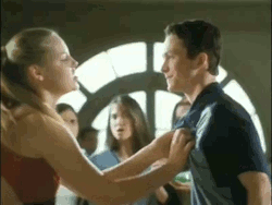 Katherine Heigl pins down bf, strips him, and forces him into a chastity tube, in front of a group of her sorority sisters.