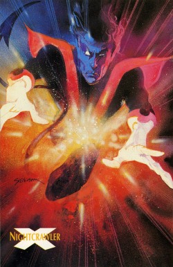 comicartistevolution:  Bill Sienkiewicz 1994: X-Men: Ultra Collection card set illustrations Sienkiewicz provided a set of illustrations for the Fleer’s 1994 Ultra line of X-Men cards, which were then reproduced full-size for the X-Men: Ultra Collection