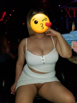slutsexposed69:Hot Wife Flashing her Pussy in Club