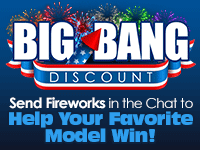 Stock up now on credits with this great discount for the July 4th celebrations. Then sit back and watch your favorite gay webcam performers at gay-cams-live-webcams.comCLICK HERE for this great discount offer