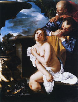 Artemisia Gentileschi (Roma 1593 - Napoli 1656); Susanna e i vecchioni (Susanna and the elders), 1622; oil on canvas, 123 x 161.3 cm; Burghley House, Stamford