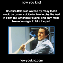 twixx79:  havocados:  hollienoll:  bluewolfsong:  nowyoukno:  Now You Know more about American Psycho. (Source)  HES NOT AMERICAN???@?!  OMG WHAT  Why can British actors do a better American accent than Americans can do a British accent? The governor