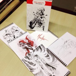 mirkand:  You can find my sketchbooks (and you also can choose to have an original sketch inside!) on BigCartel at this link&gt; http://mirkand.bigcartel.com/  International shipping! 