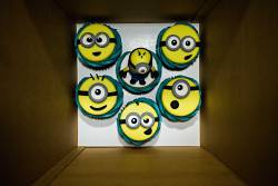 Minion Cupcake from Despicable Me.