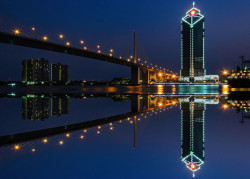 cityscapes:  Kasikorn Bank Reflection by