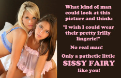 Love this one, especially cause I can totally relate!&hellip; God im such a gay fucking pussy boy panty wearing faggot sissy girl&hellip; Dress me up and breed my sissy cunt