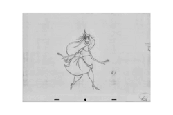 the-disney-elite:  Milt Kahl’s pencil animation for Madam Mim from Disney’s The Sword in the Stone (1963). 