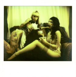 derekwoodsphotography:  Kat Kalashnikov and Rant. LA. 2013. Polaroid 1452.  (Styled by Julie) 