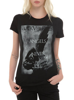 Blackwingedangels:  New Black Veil Brides Angels Never Die Girls T-Shirt Http://Www.hottopic.com/Hottopic/Girls/Tees/Musictees/Screamotees/Black