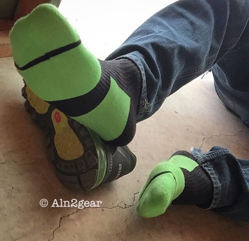 Nice socks!So how many pairs of shoes and sock do you own or do you even know?
