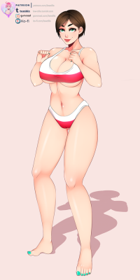 As promised, here’s Zofia’s polish flag bikini ಥ⌣ಥ  I’m really happy I got to draw Zo, she’s one of my favourite R6 girls   she’s a milf &lt;3Remember you can get the whole pack in my Patreon or Gumroad ~