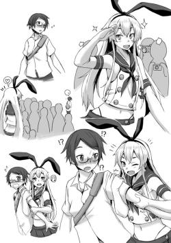 I love this mini-comic. I’ve jerked off to it a few times imagining I was the boy being transformed. This is before I learned the girl’s official name: Shimakaze. And now there are two!