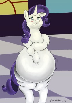symplefableart:   After drawing my comic, I can’t help to draw rarity being embarrass.   I want to draw my own pose and perspective, but @patchsblog  Rarity preg pose is sooo good.   http://patchsblog.tumblr.com/post/119418063741/not-much-to-say-about-thi