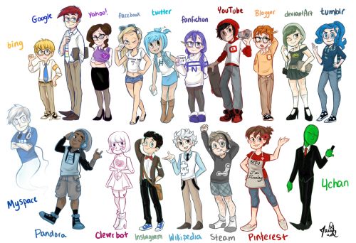 dievrgent:  luvpie1997:  It’s been a whole year since I created these characters. Now the family has doubled, and I’ve made it into a blog (x). Gosh, look how far we’ve come.  deviantart posted this on facebook and this happened omfg  Dawww, Fanfiction