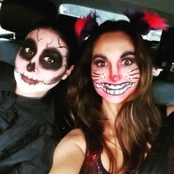 And the tradition continues&hellip;Halloween fun with my lil sis! by theavaaddams