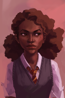 mariannewiththesteadyhands: Hermione for awfulreference! merry christmas Micky I’m your art school secret santa!!  