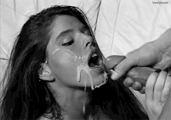Wipe my cum off your face with my fingers &hellip; then lick your fingers clean while I watch &hellip;