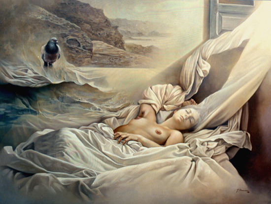 asylum-art:_Nudity_Alberto Pancorbo The first publication on the paintings of Pancorbo