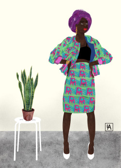 fyblackwomenart:  Afrocolour by Andriana Chunis 