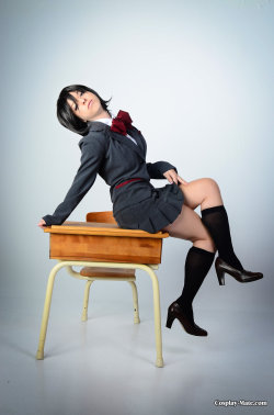 cosplaygirl:  Rukia from bleach at school