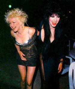 raven-lunachick:  Two of my MOST FAVORITE LADIES EVER!!!!!! Cyndi Lauper and Elvira!