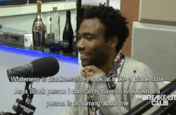 thekingofmyhill:  ecklecticsoul: Childish Gambino Interview At The Breakfast Club Power 105.1  [x]   This truth needs to reblogged ample times