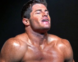 datspandas:  It’s time to play, “Hey, Wait, Is That A Still From Gay Porn or Just Wrestling?”  Evan Bourne&rsquo;s orgasm face!