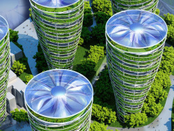 sfpsych0:  mymodernmet:  According to architect Vincent Callebaut, the Paris of 2050 could look very different from the city we know today. The architect recently unveiled plans to transform the metropolis into a futuristic “smart” city.  I’m in