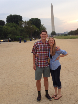 Just in the nation&rsquo;s capital with the cutest boy in my life. Our first picture together is defffinitely a keeper
