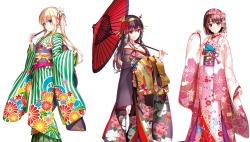 misaki kurehito saenai heroine no sodatekata kasumigaoka utaha katou megumi sawamura spencer eriri kimono umbrella | #330881 | yande.re