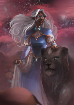 junkdoesart:  the lion goddess. (I’m now doing commissions! check here for more information) 