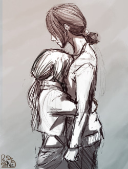 rynnic-art:  H-help I have a Ymir and Christa problem. 